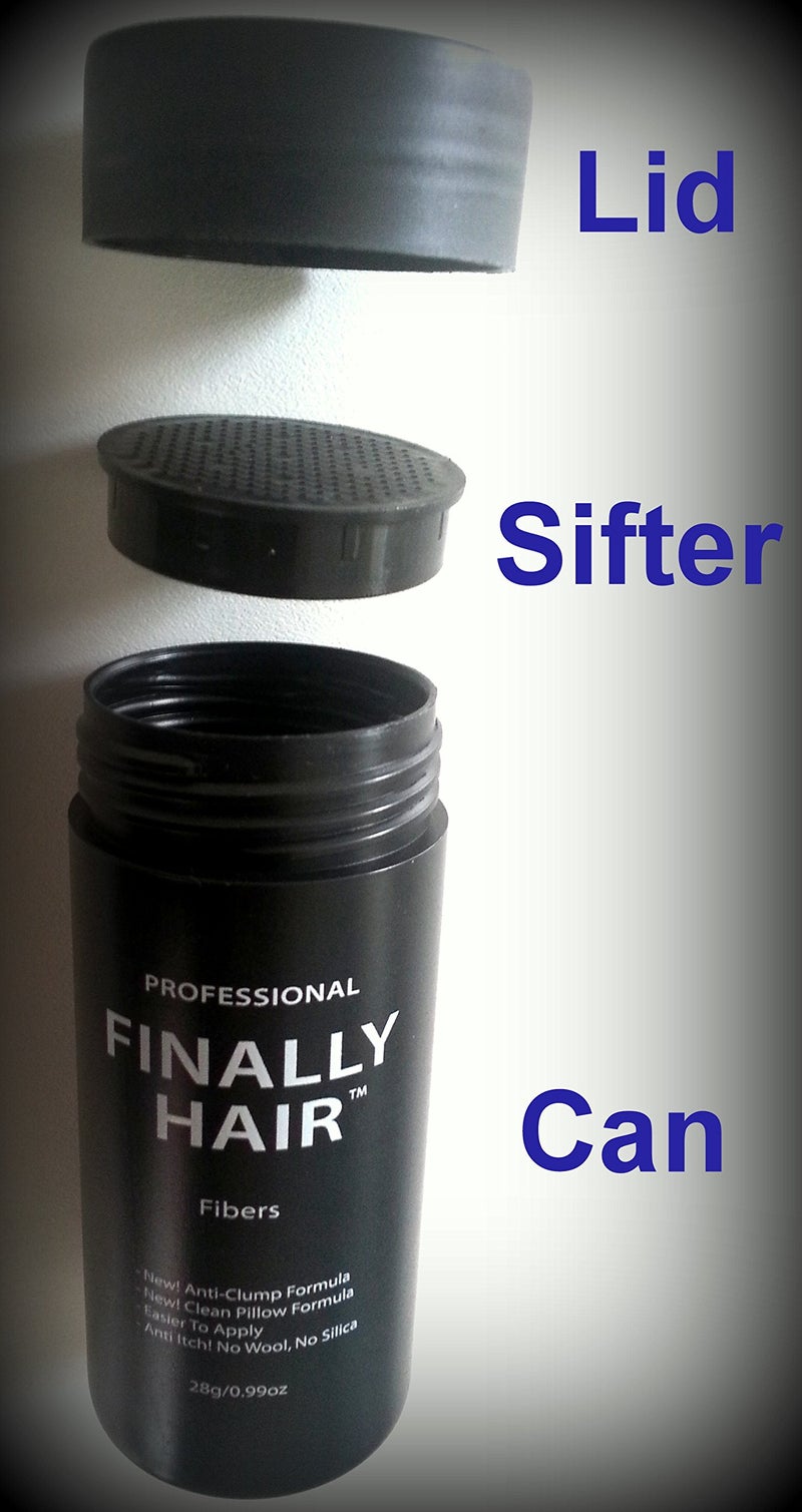 Finally Hair Hair Building Fibers Auburn Hair Loss Concealer Fiber 28 Gram .99oz Refillable Bottle by Finally Hair (Auburn) - Image 5